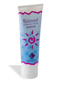 ריבאונד (Rebound) - תחליב לחות לאחר חשיפה לשמש. עמיד בפני קרינה ומשקם נזקי עור.